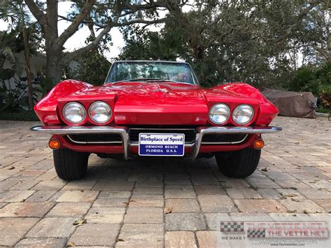 TheVetteNet.com - 1965 Corvette Convertible Red