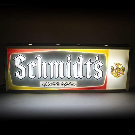 Double Sided Light Up Schmidt's Beer Sign | Beer signs, Schmidt beer ...