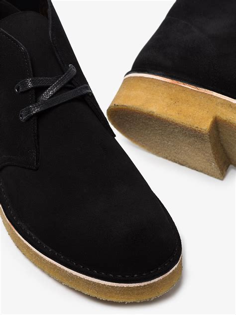 Clarks Originals black suede Desert boots | Browns