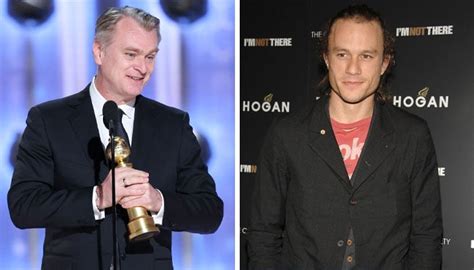 Christopher Nolan honours Heath Ledger during Golden Globe acceptance ...