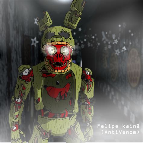 Springtrap (Fnaf 3) by AntiVenom-Draw on DeviantArt