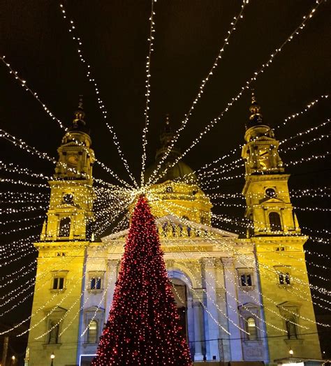 Budapest, Hungary Christmas Lights | Christmas lights, Lights, Tree ...