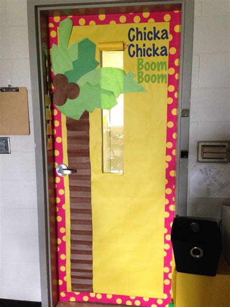 Chicka Chicka Boom Boom classroom door Classroom Door, Classroom Themes ...