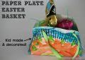 Paper Plate Easter Basket