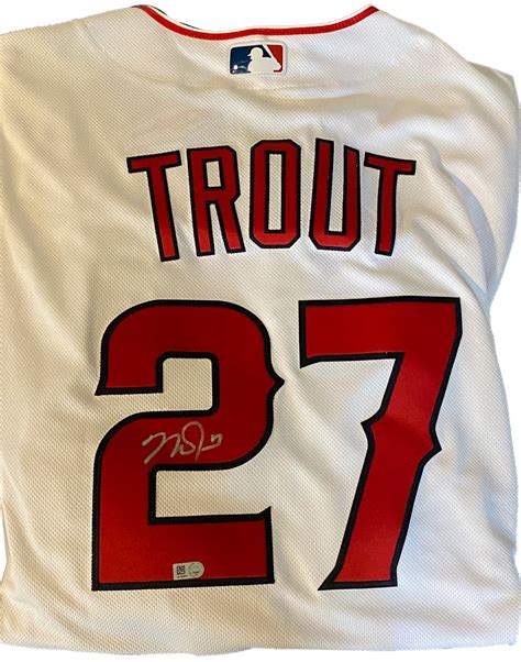 Mike Trout Autographed Jersey - Art of the Game