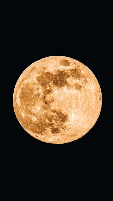 full moon in dark night sky iPhone Wallpapers Free Download