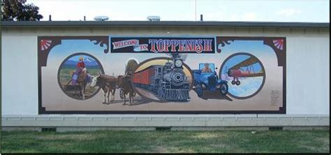 Toppenish Washington Historical Western Murals Northwest Travel