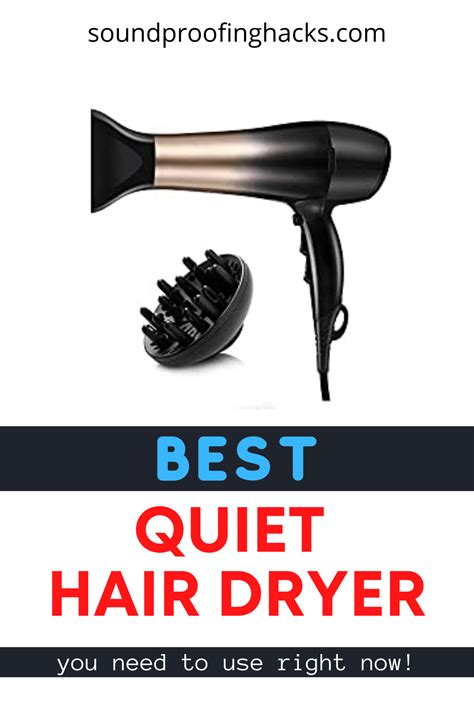 Best Quiet Hair Dryers: No more loud noises! | Quiet hair dryer, Best hair dryer, Sound proofing