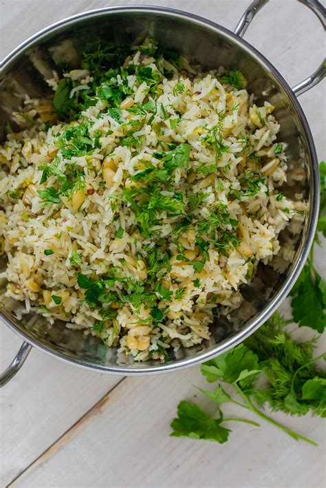 Lemon Rice Pilaf with Dill and Pistachios - The Little Ferraro Kitchen