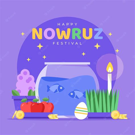 Premium Vector | Flat design happy nowruz