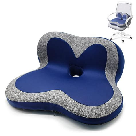 Pressure Relief Seat Cushion for Long Sitting Hours on Office & Home Chair - Extra-Dense Memory ...