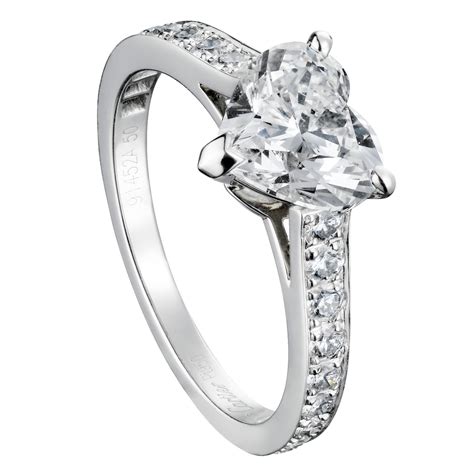 Heart-Shaped Engagement Rings | Martha Stewart Weddings