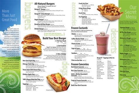 Menu at BurgerFi restaurant, Atlanta, 77 12th St NE