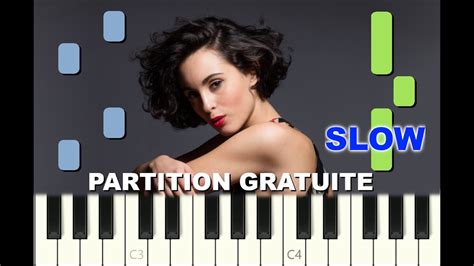 SLOW piano tutorial "VOILA" Barbara Pravi, 2021, avec partition ...