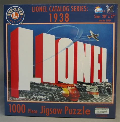 LIONEL TRAIN CATALOG SERIES 1938 PUZZLE *1000 PIECES* 9-32015