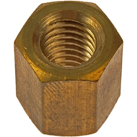 Autograde Brass Hex Nut - 3/8-16 In. (25-pack)-680-104 - The Home Depot