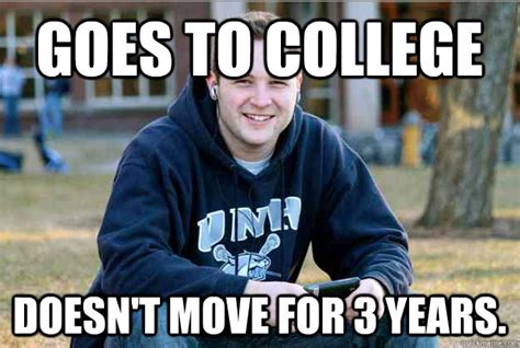 College Freshman meme guy morphs to Successful College Senior—in spite ...