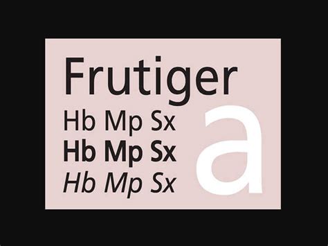 Frutiger Font Family Free Download - Fonts Empire