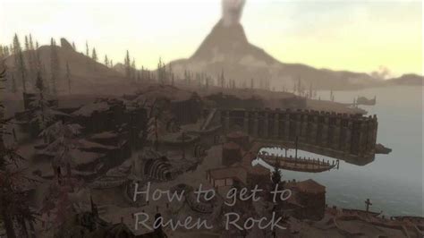 SKYRIM - How to get to Raven Rock in the new DLC - YouTube