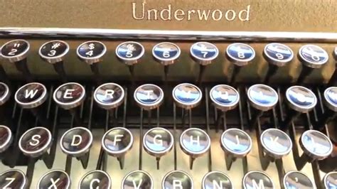 Underwood Champion Vintage Manual Typewriter Ribbon Install Demo - YouTube