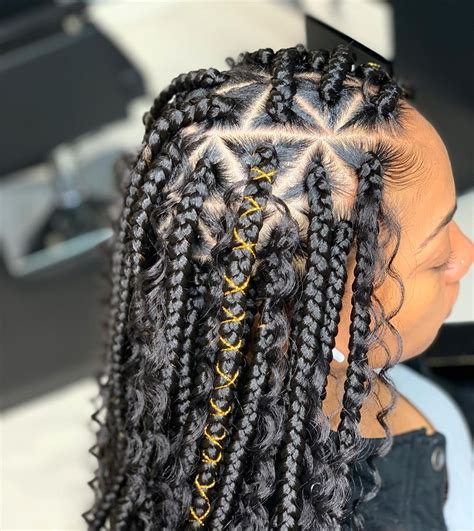 Diy Knotless Box Braids Beads Goddess Curls Braids With Beads – Themeloader