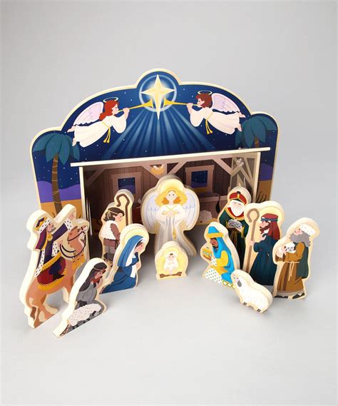 Melissa and Doug Wooden Nativity Set Wooden Nativity Sets, Nativity Crafts, Christmas 2016, Kids ...