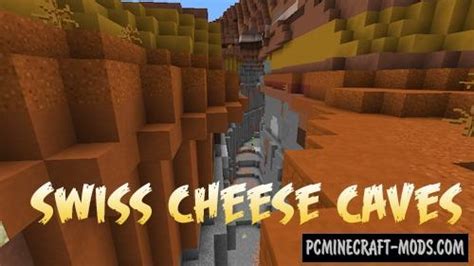 Swiss Cheese Caves Mod For Minecraft 1.12.2 | PC Java Mods