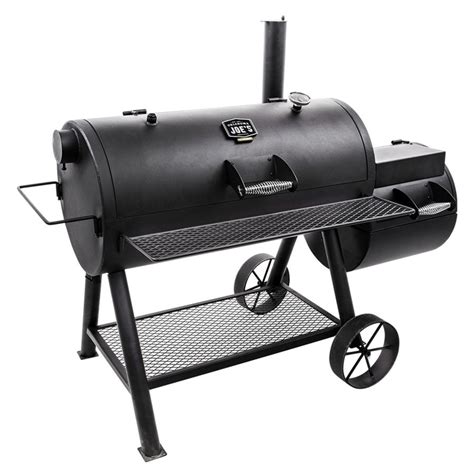 Shop Oklahoma Joe's Longhorn Reverse Flow 751-sq in Charcoal Horizontal Smoker at Lowes.com