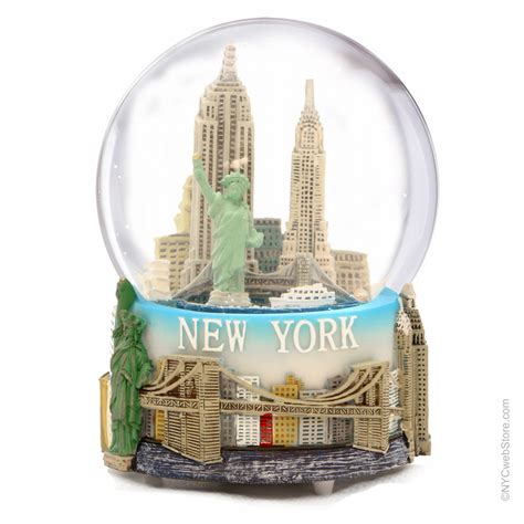 NYC Musical Snow Globe Souvenir