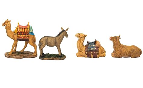 THREE KINGS GIFTS Set of 4 real-life Nativity Animals - 10 inch Scale ...