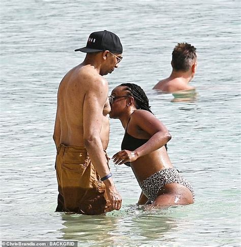 ESPN's Stephen A. Smith looks relaxed on the beach while enjoying a ...