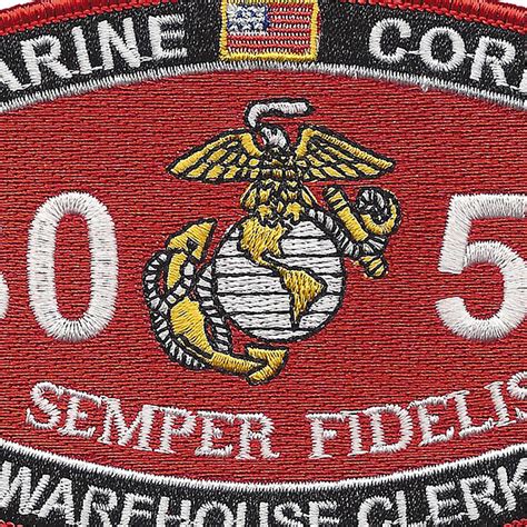 3051 Warehouse Clerk USMC MOS Patch | MOS Patches | Marine Patches ...