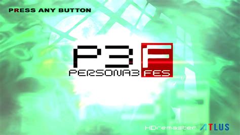 Persona 3 FES HD Remaster (texture pack for pcsx2) : r/persona3FES