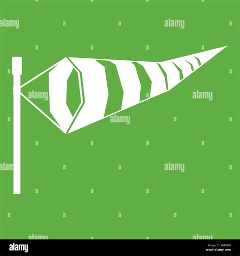 Windsock icon green Stock Vector Image & Art - Alamy