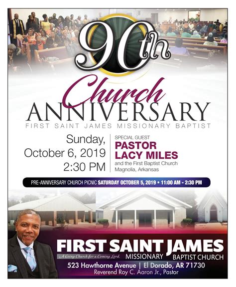 First St. James 90th Church Anniversary Program Booklet by Epiphany Creations - Issuu