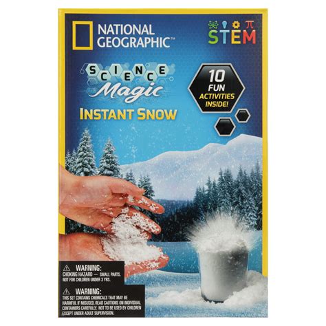 National Geographic Science Magic Instant Snow Kit, STEM Toy for Kids - Walmart.com - Walmart.com