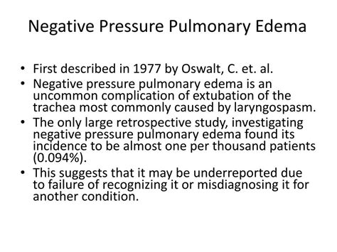 PPT - Laryngeal Spasm and Negative Pressure Pulmonary Edema PowerPoint ...