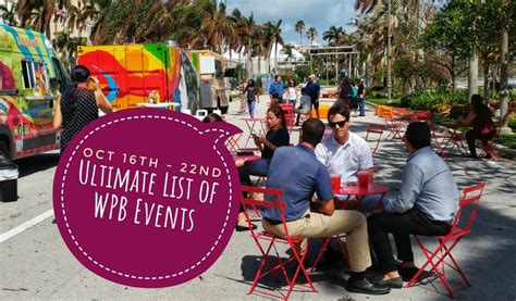 Ultimate list of West Palm Beach events – week of October 16th – 22nd