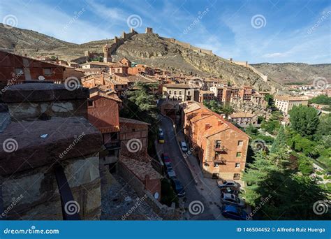 Albarracin Historic Medieval Village in Teruel Stock Photo - Image of ...