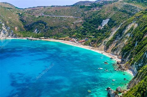 Petani beach, Kefalonia island, Greece — Stock Photo © lucianbolca ...