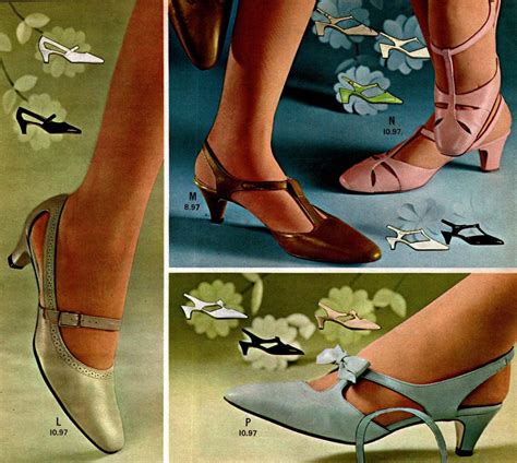 These vintage 1960s shoes for women were fashionable & far out - Click Americana