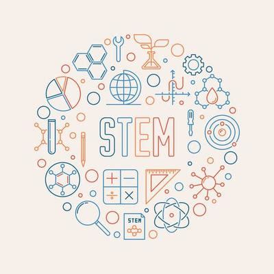 Stem Logo Vector Art, Icons, and Graphics for Free Download