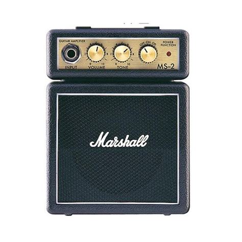 2017 Marshall Ms2 Mini Guitar Amplifier Portable Amp Electric Guitar ...