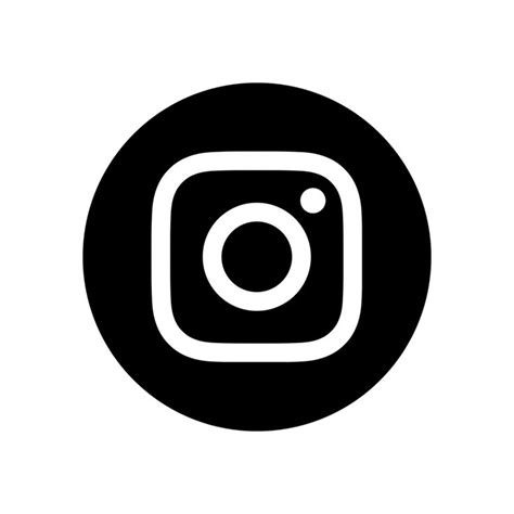 Black Instagram Logo PNG Images