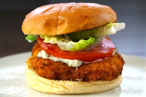 Crispy Fish Burger Recipe