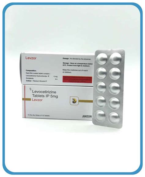 LEVOCETIRIZINE 5 MG TABLET | LEVZOR - Amzor Healthcare