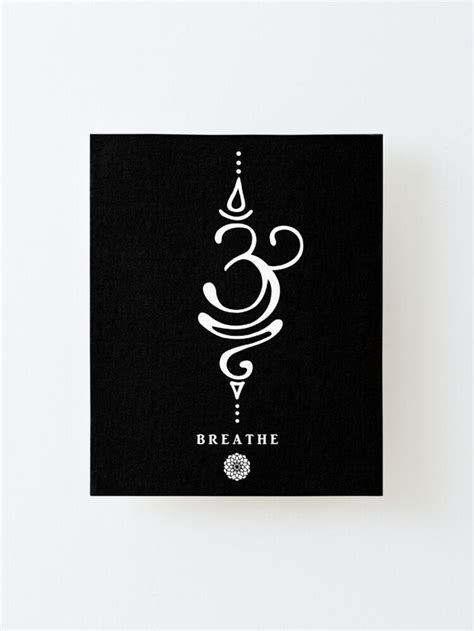 "Sanskrit Breathe Symbol" Mounted Print for Sale by marcosty | Breathe symbol, Sanskrit symbols ...