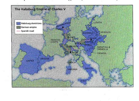 Habsburg Map Of Europe