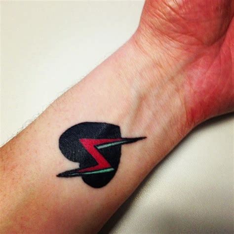 26 best Red Lightning Bolt Tattoo images on Pinterest | Lightening ...