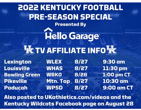 UK Sports Network/WLEX 2022-23 Broadcast Lineup Offers Exclusive Access to UK Athletics